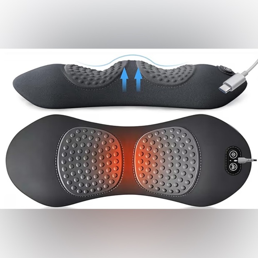 NEW 3-in-1 Heated Back Massager 🔥 Vibration & Heat Therapy